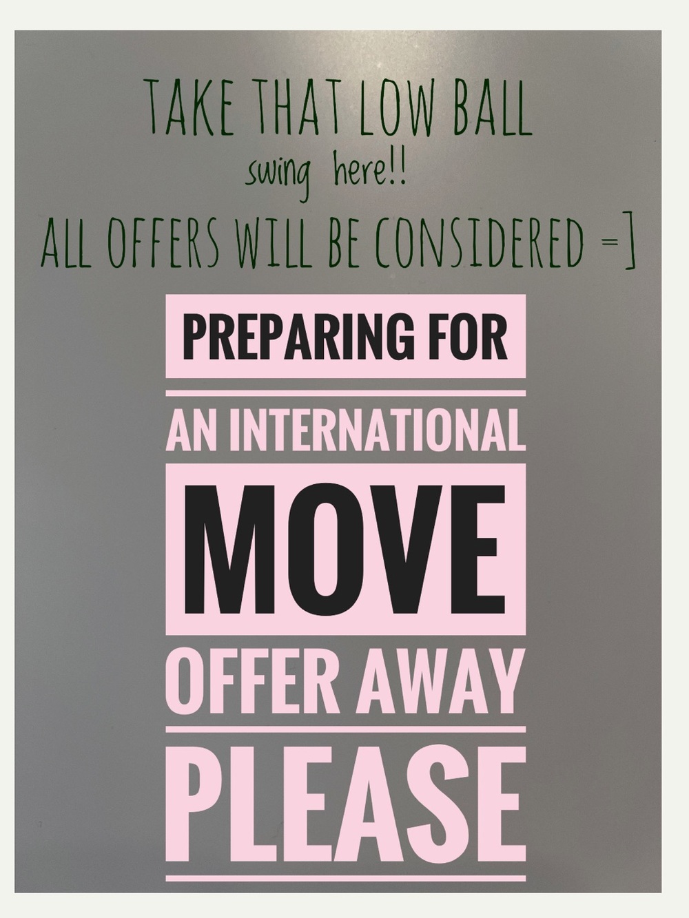 MOVING!!!! Offer away!! ❤️